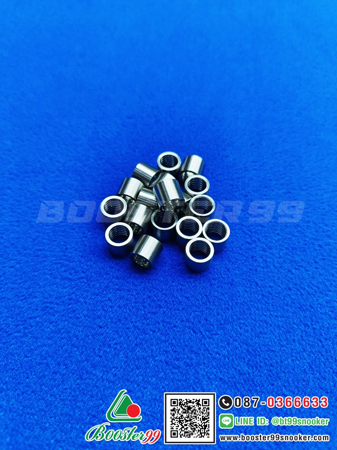 ปลอกหัว ไม้คิว สแตนเลส เกลียวใน (ราคา/1ชิ้น)