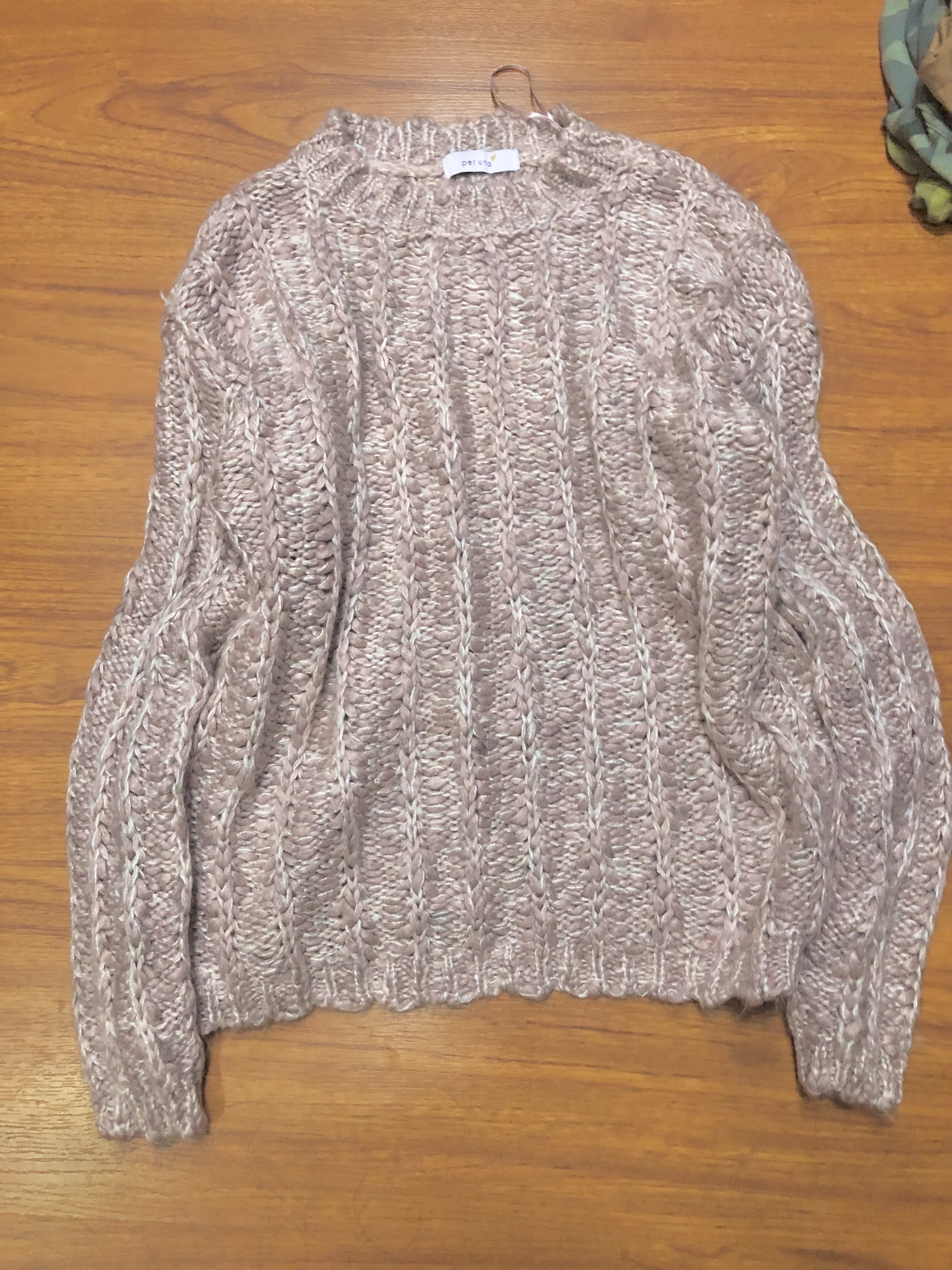 M&S เสื้อคลุมไหมพรม กันหนาวไหมพรม เนื้อไหม ใหญ่มีน้ำหนัก แบรนด์ M&S สำเนา