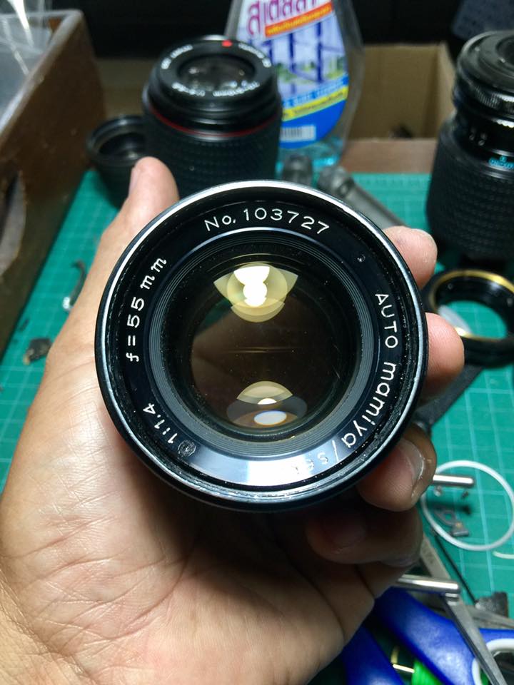 AUTO Mamiya/Sekor 55mm. F1.4 M42 Mount