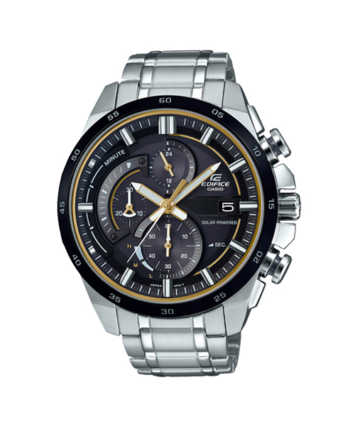 CASIO EDIFICE นาฬิกาข้อมือ นาฬิกากันน้ำ นาฬิกาของแท้ ประกันศูนย์ CMG 1 ปี รุ่น EQS-600DB-1A9 นาฬิกาสีเงิน