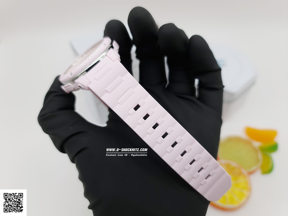 CASIO BABY-G นาฬิกาข้อมือ นาฬิกากันน้ำ นาฬิกาของแท้ ประกันศูนย์ CMG 1 ปี รุ่น BGA-150ST-4A นาฬิกาสีชมพู