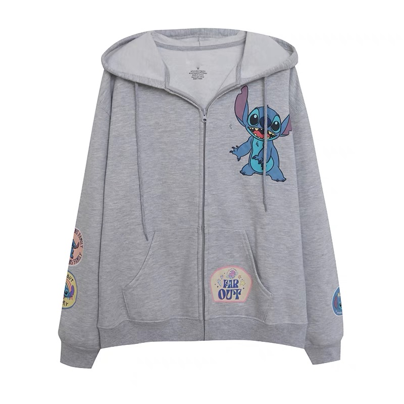 เสื้อฮู้ด วอร์ม สเวตเตอร์ Disney เสื้อ stitch สติช the pooh Vintage แขนยาว สีดำ ลายการ์ตูนมิคกี้ งาน DISNEYงานสวย มาก สำเนา สำเนา สำเนา ดำ