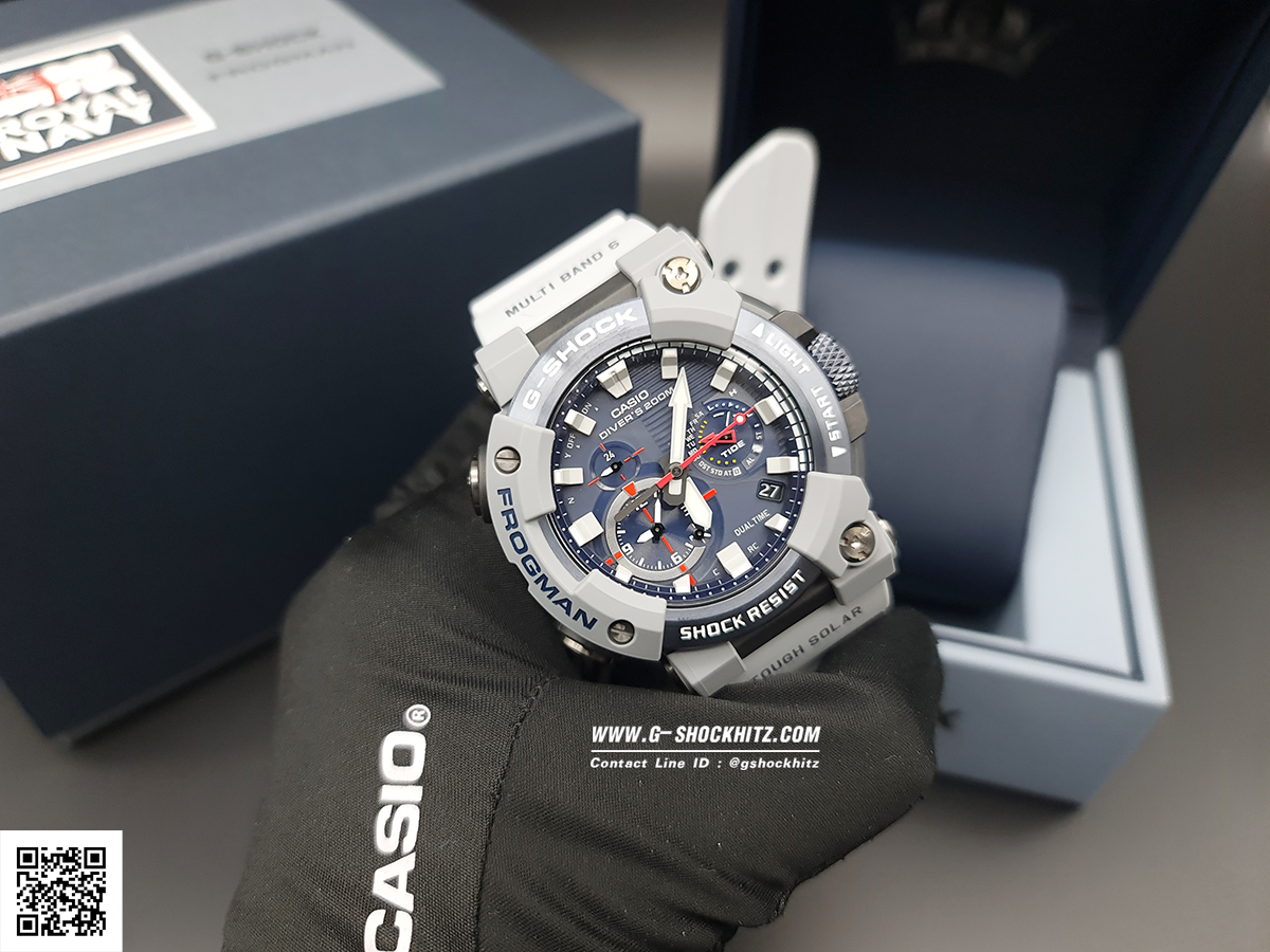 CASIO G-SHOCK นาฬิกาข้อมือ นาฬิกากันน้ำ นาฬิกาของแท้ ประกันศูนย์ CMG 1 ปี รุ่น GWF-A1000RN-8A นาฬิกาสีเทา