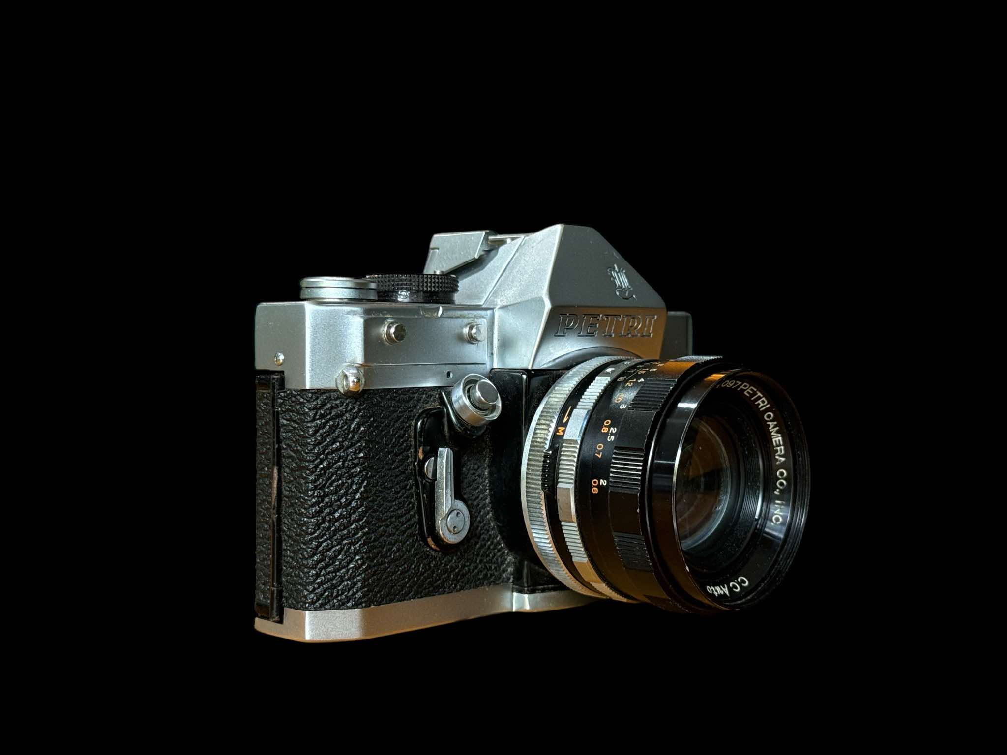 PETRI V6+CdS Meter＋Petri 55mm F2 PETRI V6+CdS Meter＋Petri 55mm F2 Vintage PETRI VI SLR Camera