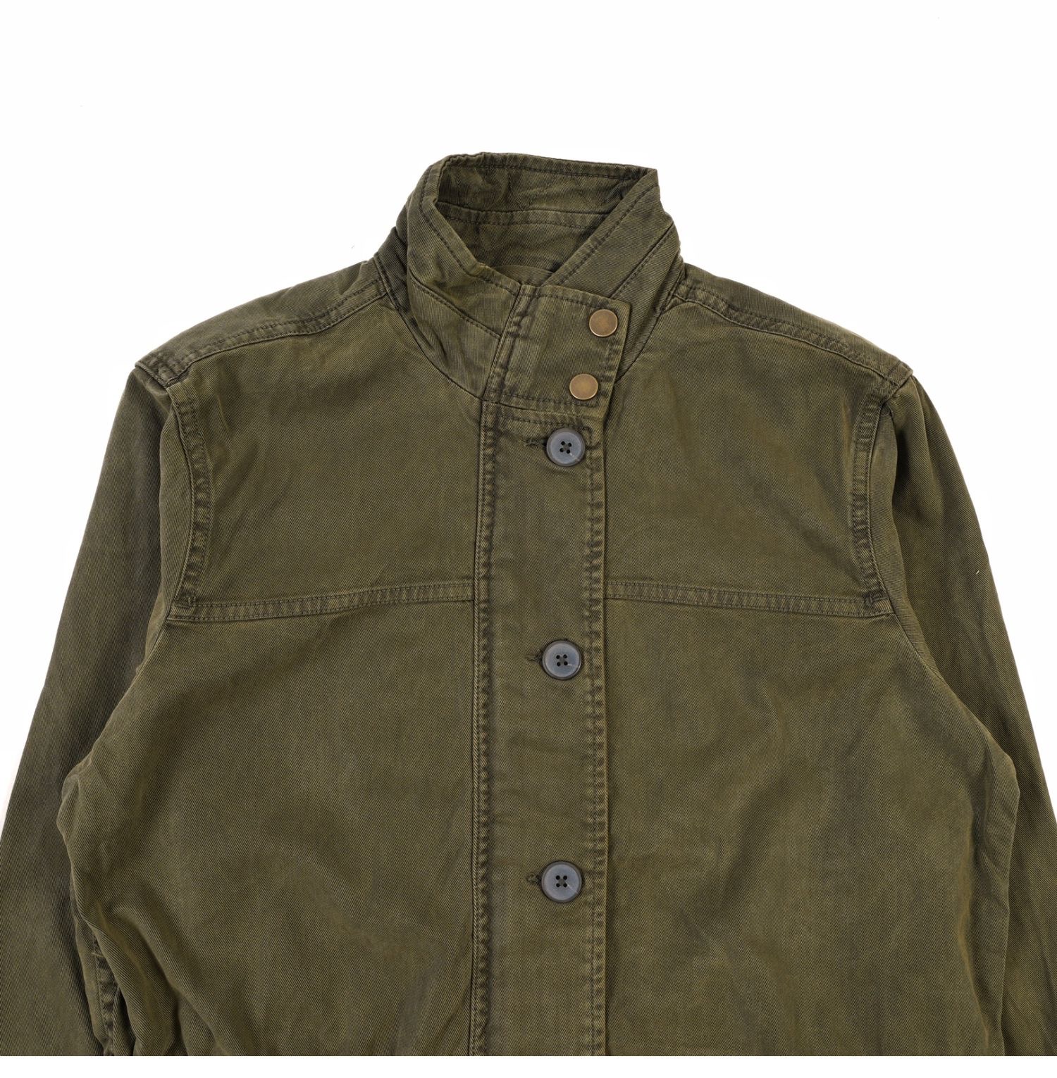 LUCKY BRAND เสื้อนอกเขียวทหาร เสื้อแจ็คเก็ต แนวทหาร แพทเทิน Lucky brandสวย เท่ห์ มาก แบรนด์ In extenso สำเนา เขียว