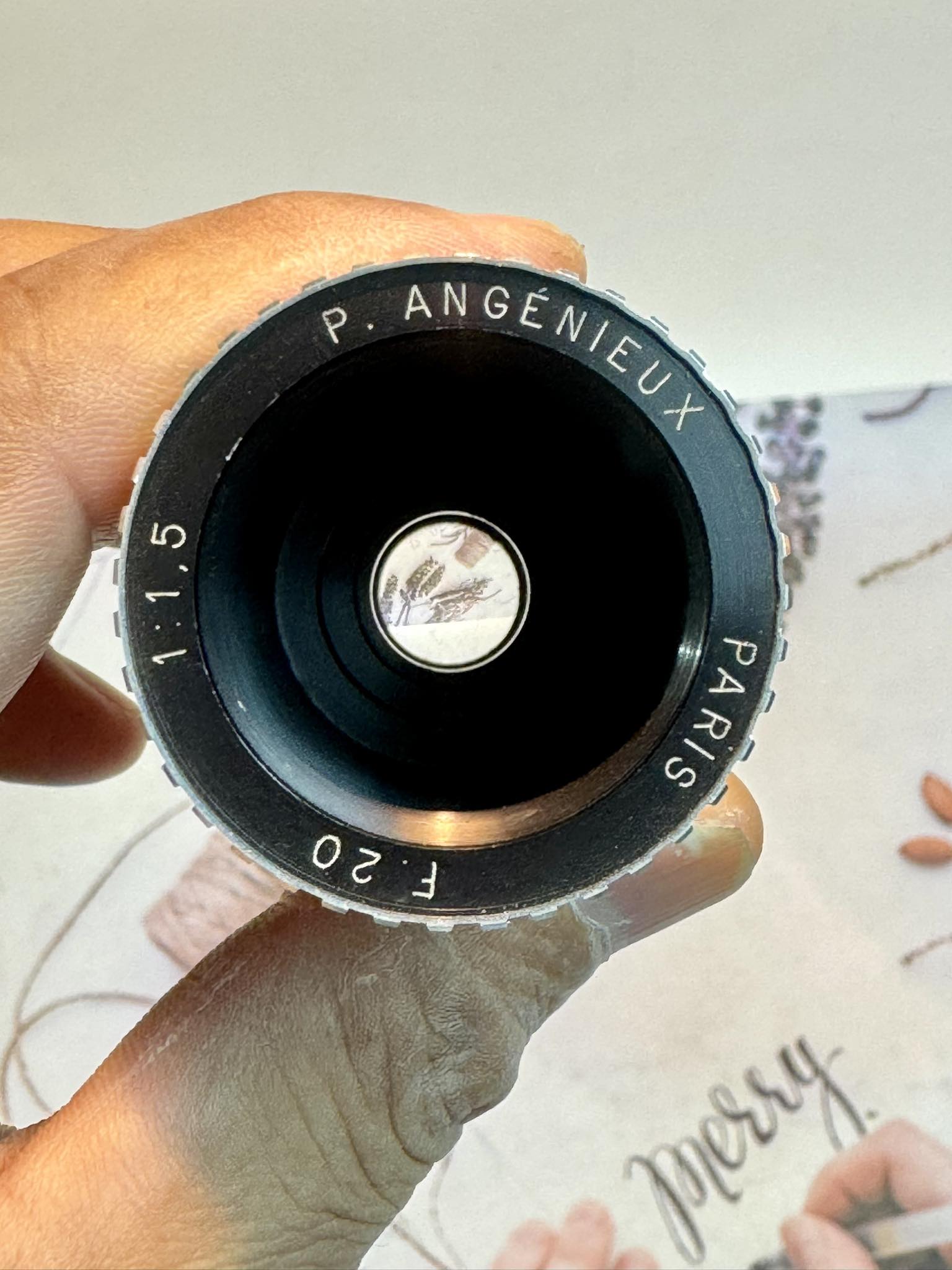 P.ANGENIEUX PARIS 20MM.F1.5