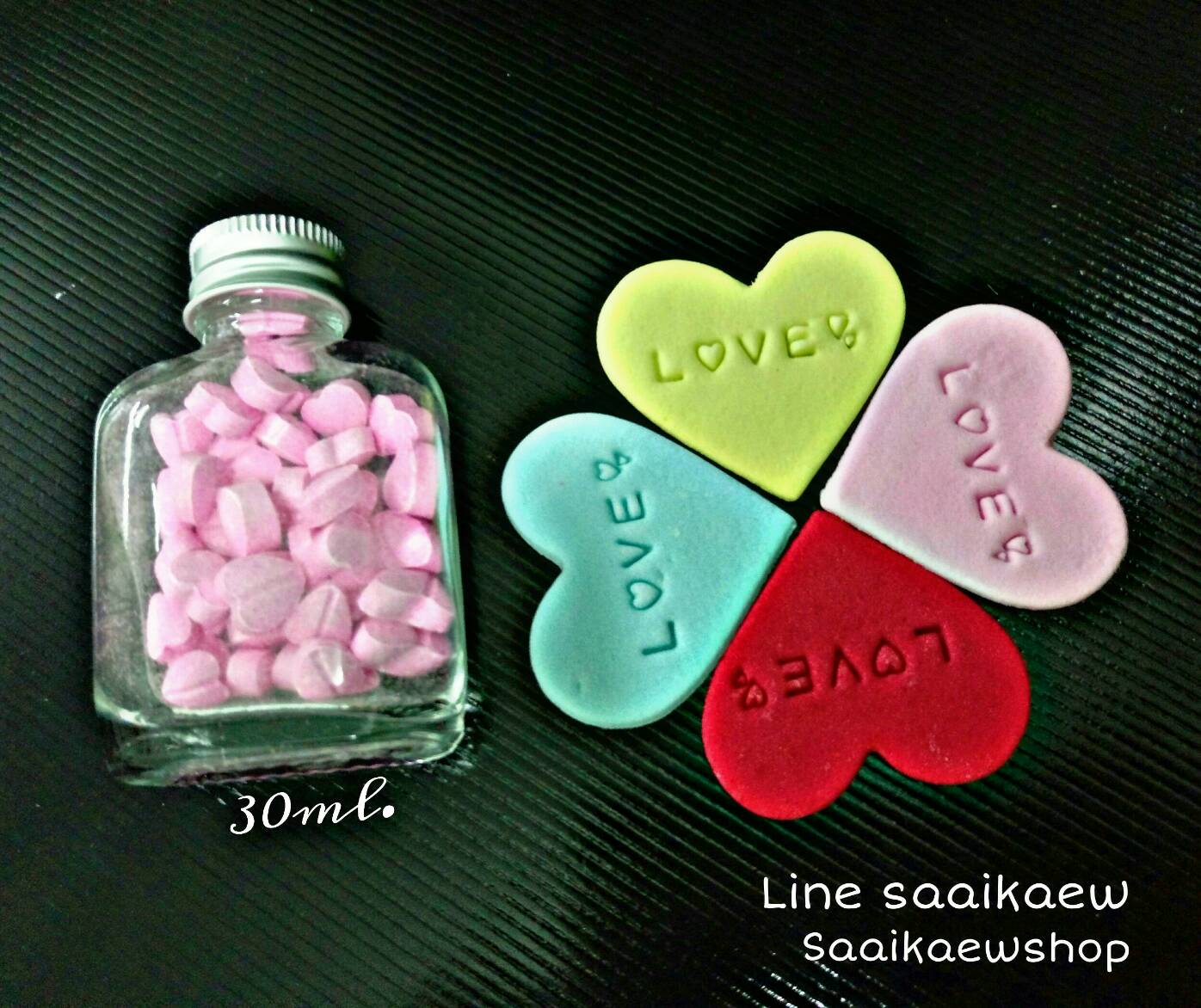 ขวดแก้วแบน น่ารัก30ml ขวดออยล์ ขวดน้ำผึ้ง