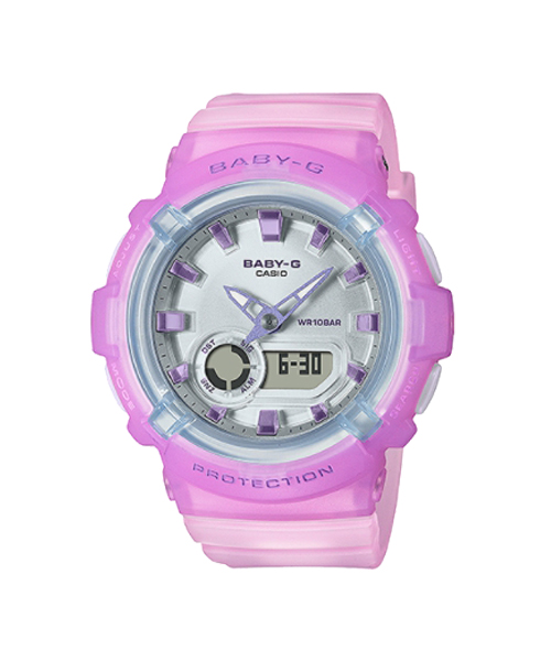 CASIO BABY-G นาฬิกาข้อมือ นาฬิกากันน้ำ นาฬิกาของแท้ ประกันศูนย์ CMG 1 ปี รุ่น BGA-280-6A นาฬิกาสีชมพู