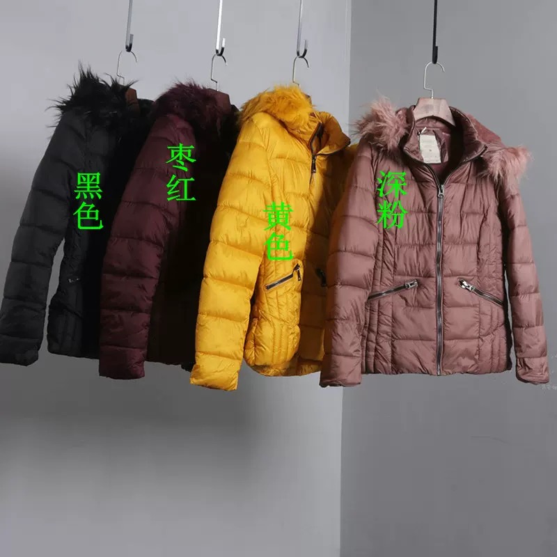 MAREZZI เสื้อกันหนาว เสื้อฮู้ดเฟอร์ บุนวมอุ่น แบรนด์ Marezzi (padded puffer coat) ดำ