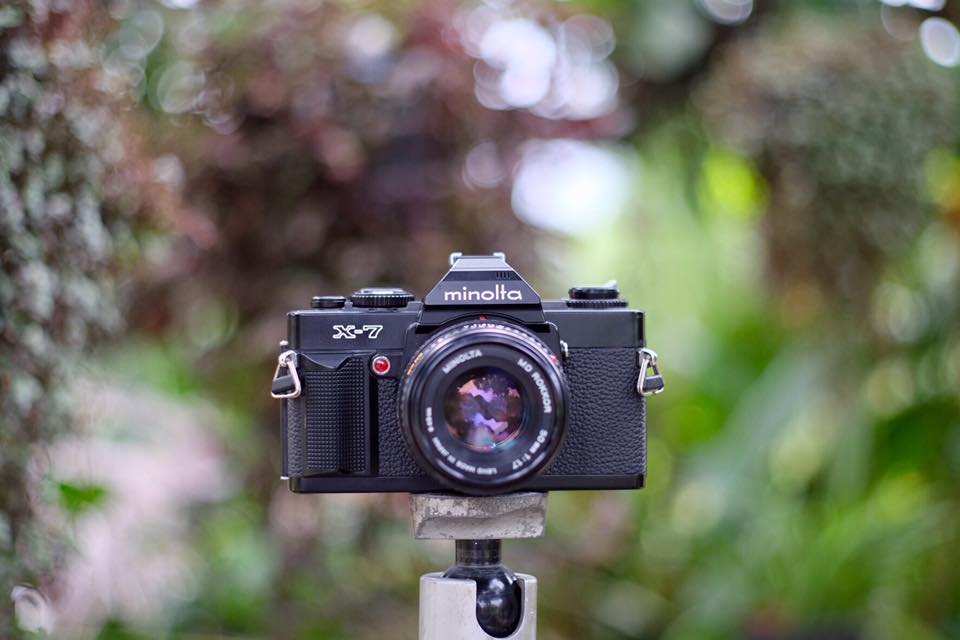 MINOLTA X-7 MINOLTA MD ROKKOR 50MM.F1.7