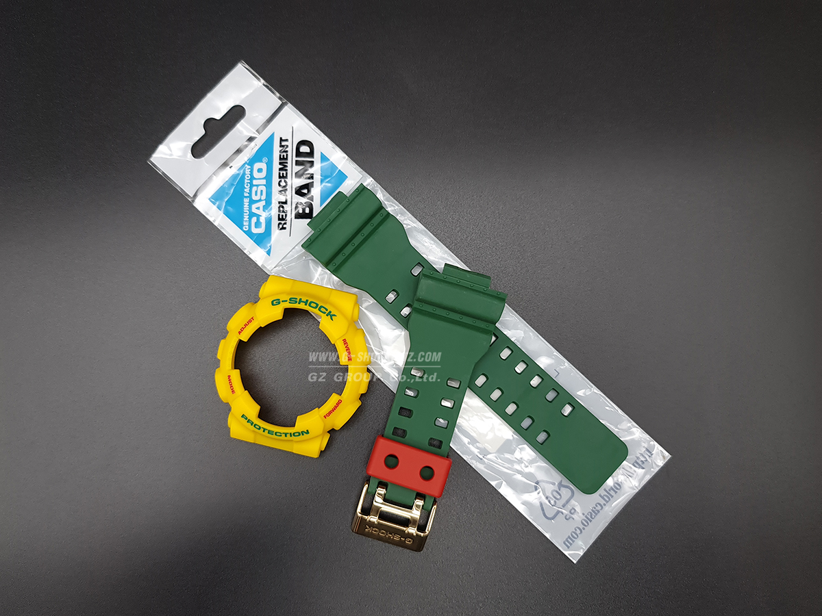 CASIO GENUINE FACTORY CASIO REPLACEMENT อะไหล่นาฬิกา G-SHOCK พร้อมส่ง รุ่น GA-110RF-9 กรอบสายหลากสี