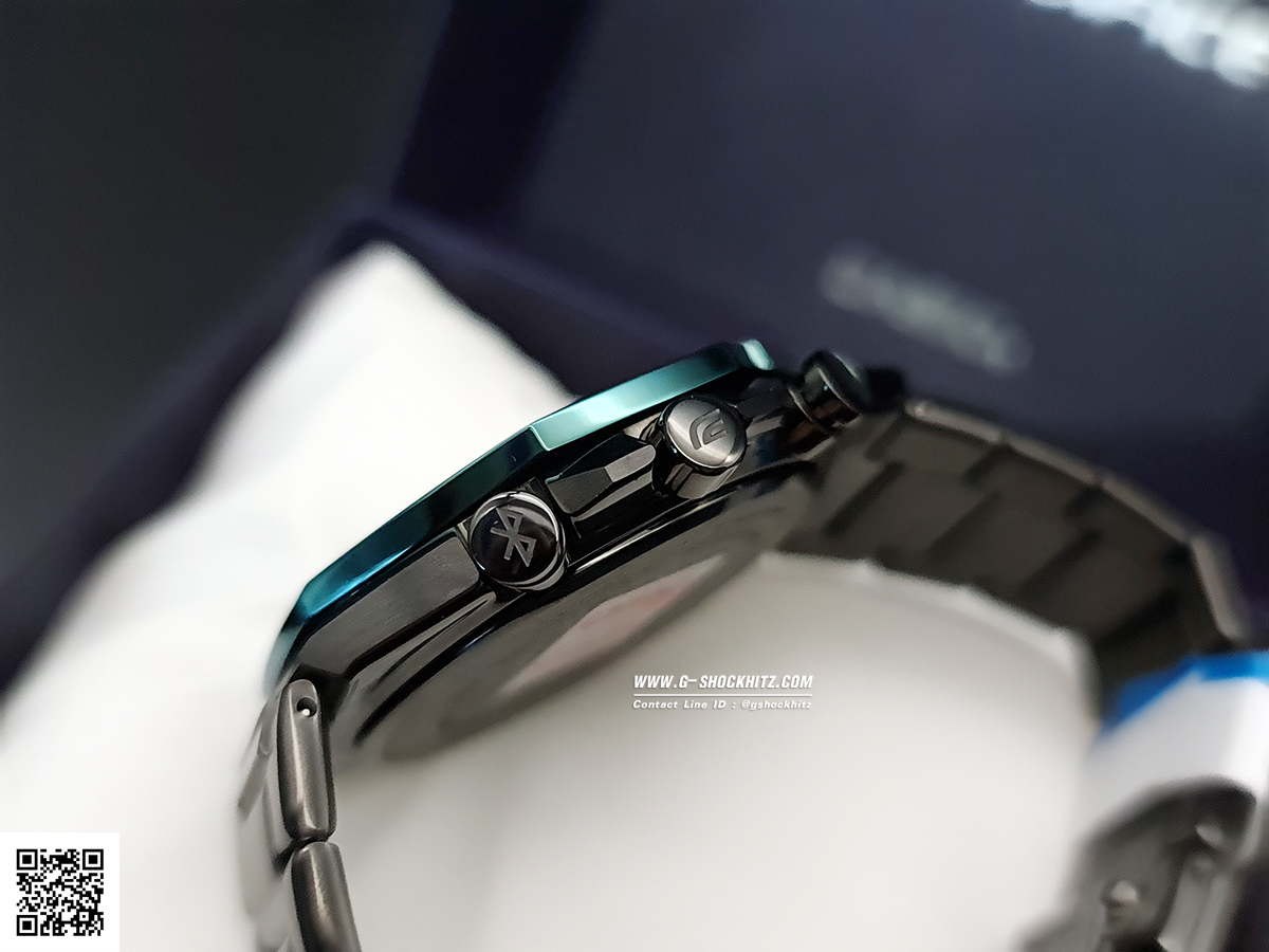 CASIO EDIFICE นาฬิกาข้อมือ นาฬิกากันน้ำ นาฬิกาของแท้ ประกันศูนย์ CMG 1 ปี รุ่น EQB-1100XDC-1A นาฬิกาสีดำ