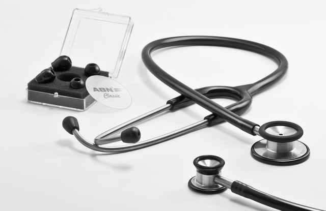 หูฟังแพทย์ STETHOSCOPE ยี่ห้อ ABN Classic ชนิด Dual type ฟังเสียงได้ 2 ด้าน มี 4 สี น้ำเงิน เลือดหมู เทา เขียว สำหรับผู้ใหญ่