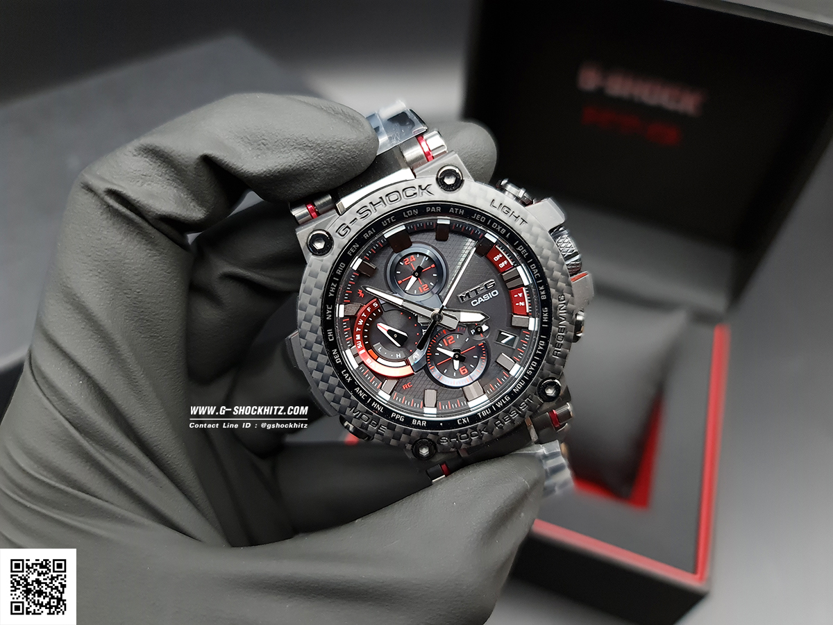 CASIO G-SHOCK นาฬิกาข้อมือ นาฬิกากันน้ำ นาฬิกาของแท้ ประกันศูนย์ CMG 1 ปี รุ่น MTG-B1000XBD-1A นาฬิกาสีดำ