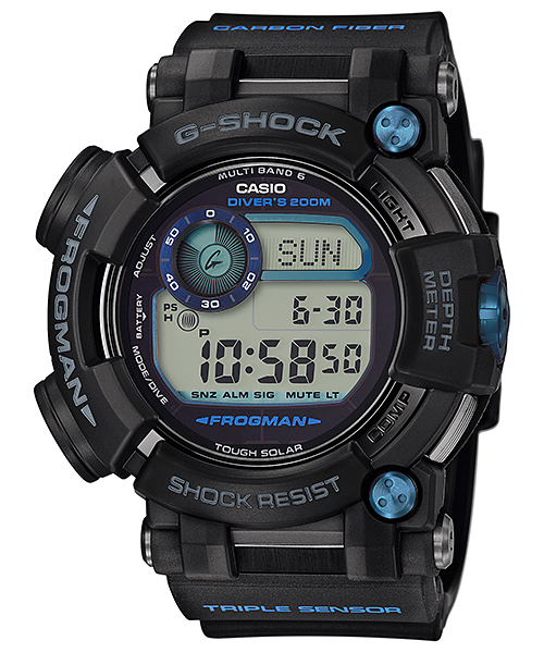 CASIO G-SHOCK นาฬิกาข้อมือ นาฬิกากันน้ำ นาฬิกาของแท้ ประกันศูนย์ CMG 1 ปี รุ่น GWF-D1000B-1J นาฬิกาสีดำ
