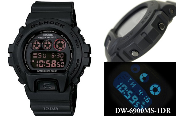 CASIO MID YEAR SALE G-SHOCK นาฬิกาข้อมือ นาฬิกากันน้ำ นาฬิกาของแท้ ประกันศูนย์ CMG 1 ปี รุ่น DW-6900UMS-1D นาฬิกาสีดำ
