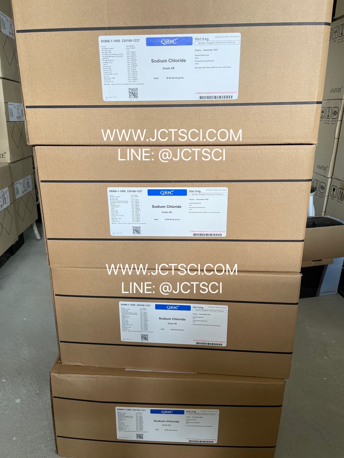 Sodium Chloride, AR 1 Kg. QReC™
