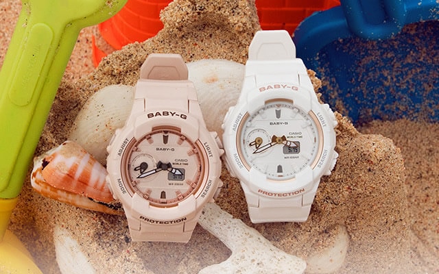 CASIO BABY-G นาฬิกาข้อมือ นาฬิกากันน้ำ นาฬิกาของแท้ ประกันศูนย์ CMG 1 ปี รุ่น BGA-230SA-7A นาฬิกาสีขาว