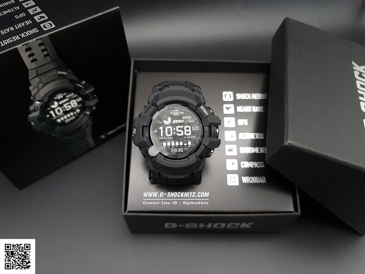 CASIO G-SHOCK PRO นาฬิกาข้อมือ นาฬิกากันน้ำ นาฬิกาของแท้ ประกันศูนย์ CMG 1 ปี รุ่น GSW-H1000-1A นาฬิกาสีดำ