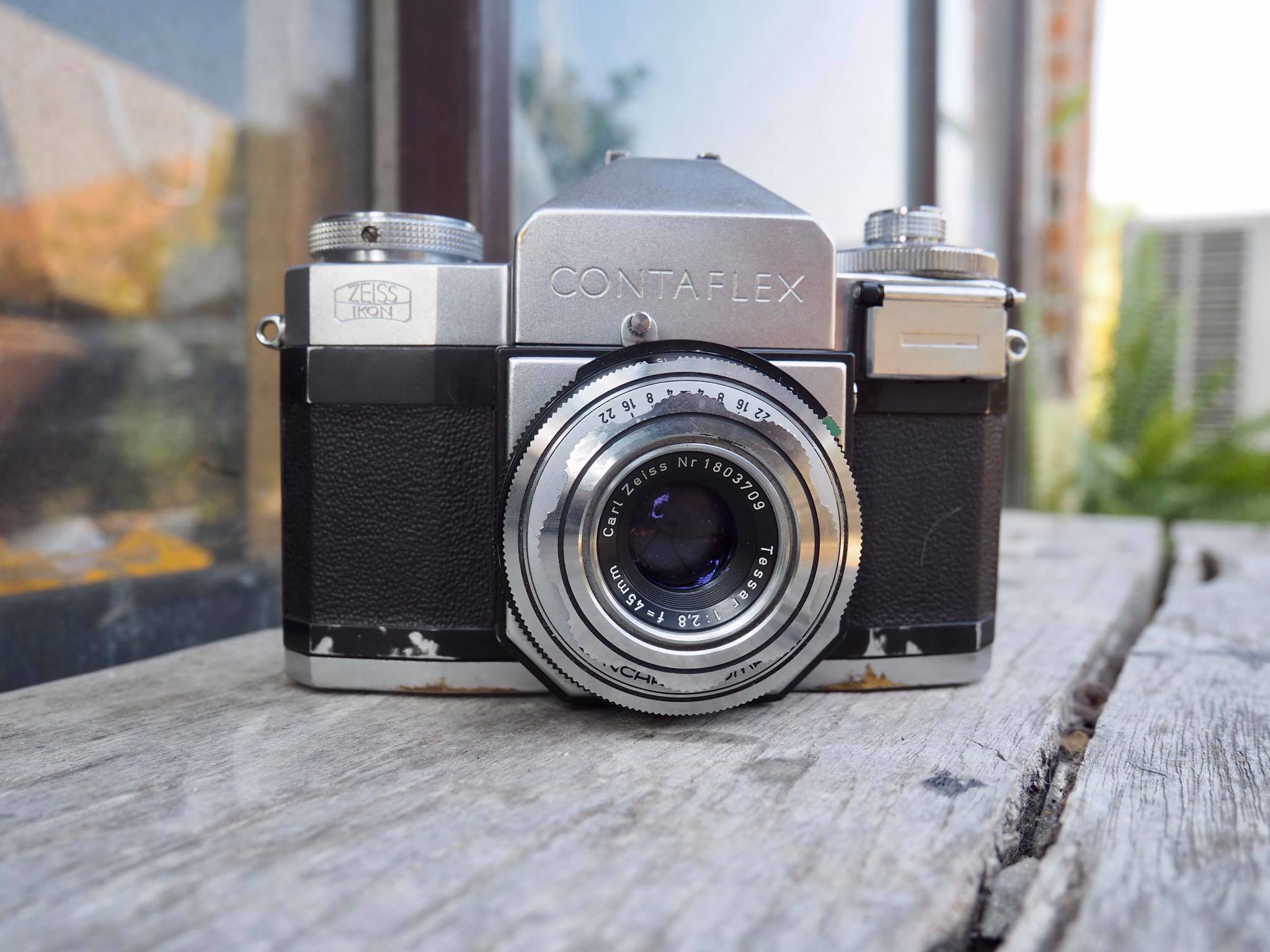 ZEISS IKON CONTAFLEX II CARL ZEISS TESSAR 45MM.F2.8