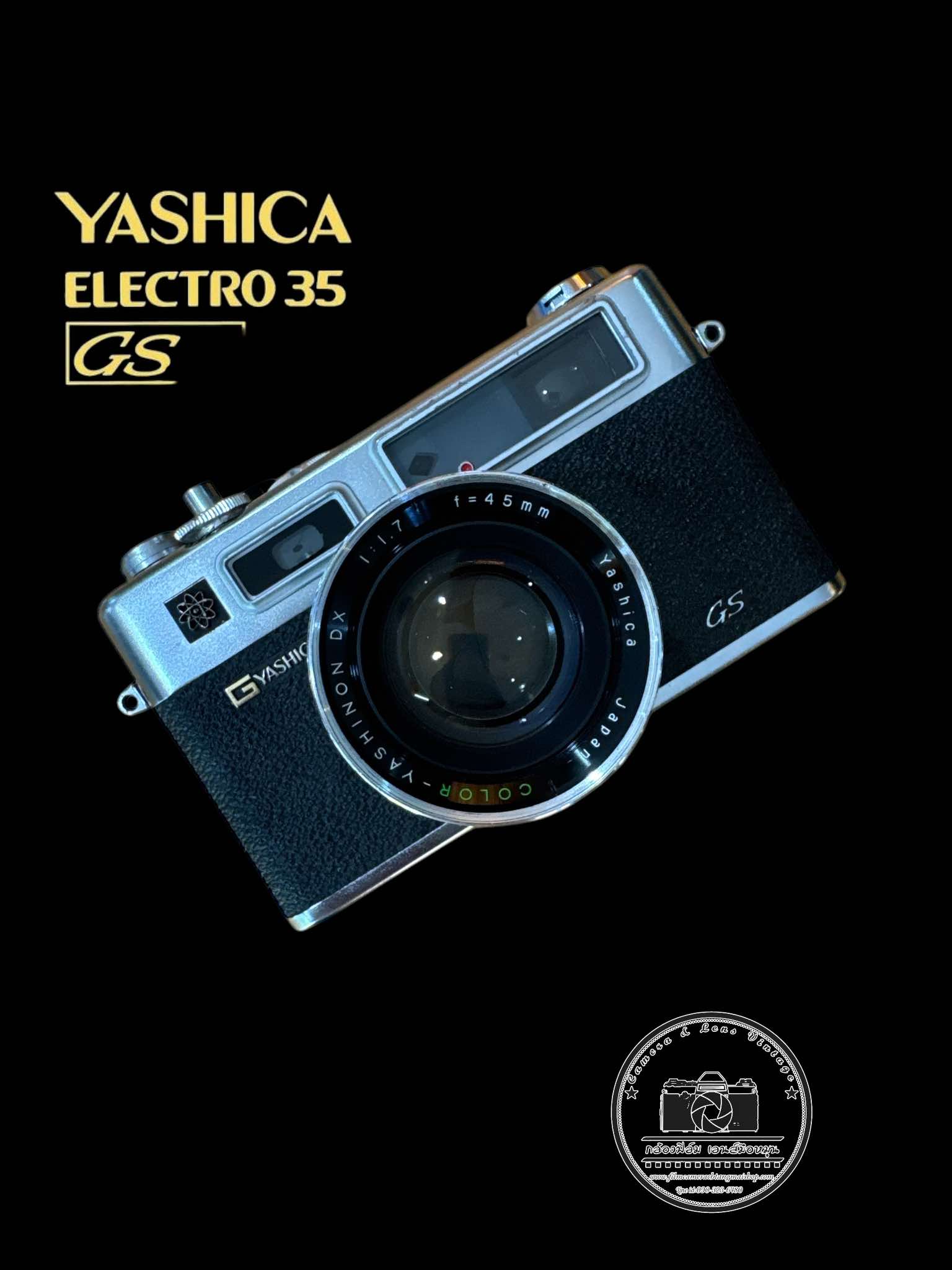 YASHICA ELECTRO 35 GS YASHICA COLOR YASHINON DX 45MM.F1.7