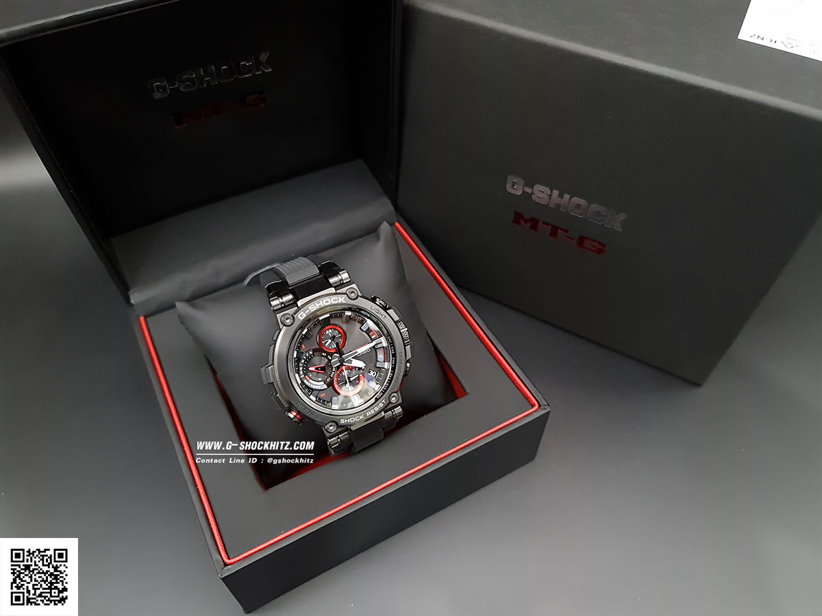 CASIO G-SHOCK นาฬิกาข้อมือ นาฬิกากันน้ำ นาฬิกาของแท้ ประกันศูนย์ CMG 1 ปี รุ่น MTG-B1000B-1A นาฬิกาสีดำ