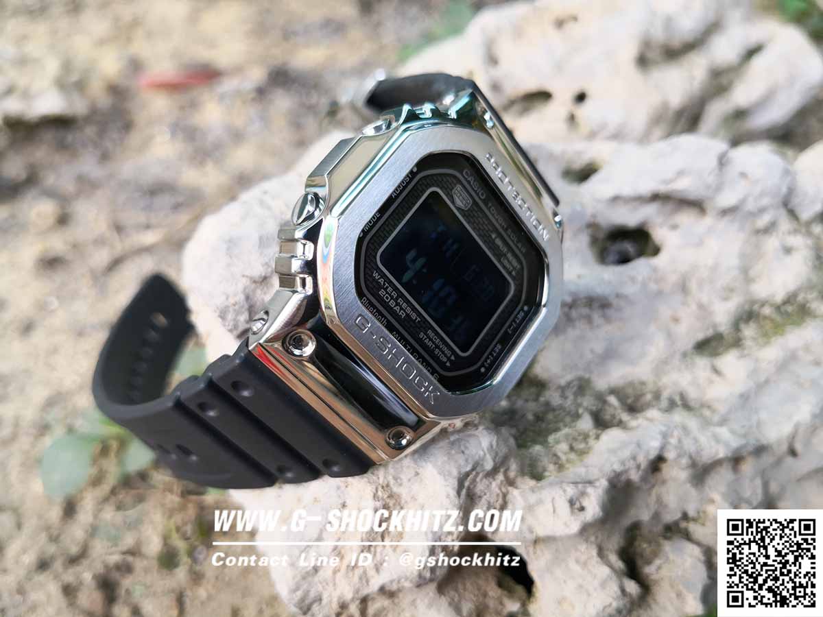 CASIO MID YEAR SALE G-SHOCK พร้อมส่ง นาฬิกาข้อมือ นาฬิกากันน้ำ นาฬิกาของแท้ ประกันศูนย์ CMG 1 ปี รุ่น GMW-B5000-1 นาฬิกาสีดำ
