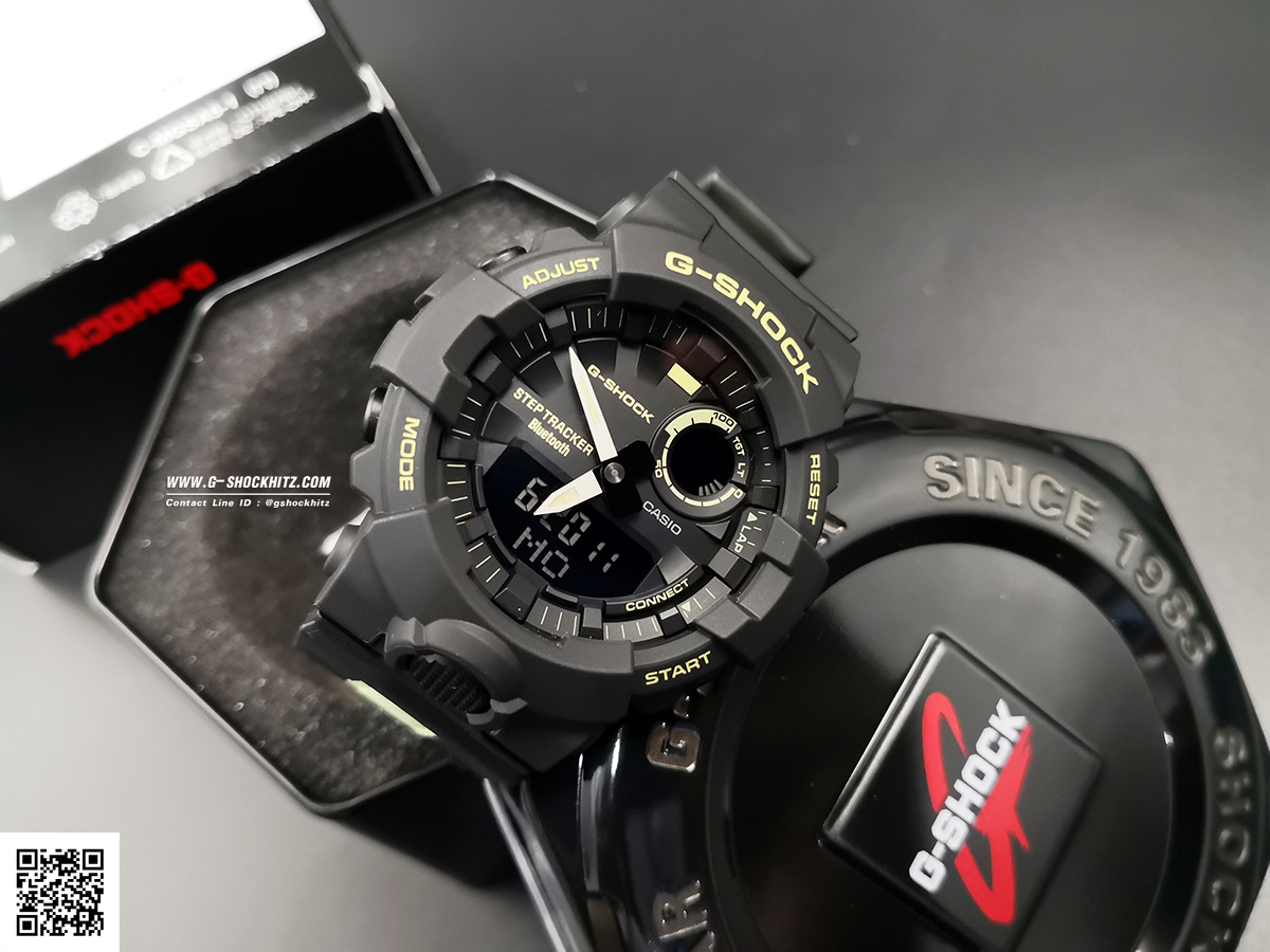 CASIO G-SHOCK นาฬิกาข้อมือ นาฬิกากันน้ำ นาฬิกาของแท้ ประกันศูนย์ CMG 1 ปี รุ่น GBA-800LU-1A1 นาฬิกาสีดำ