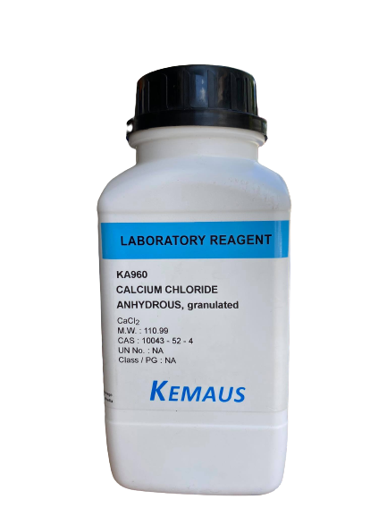 Calcium Chloride anhydrous, Lab 500 g. "KemAus"