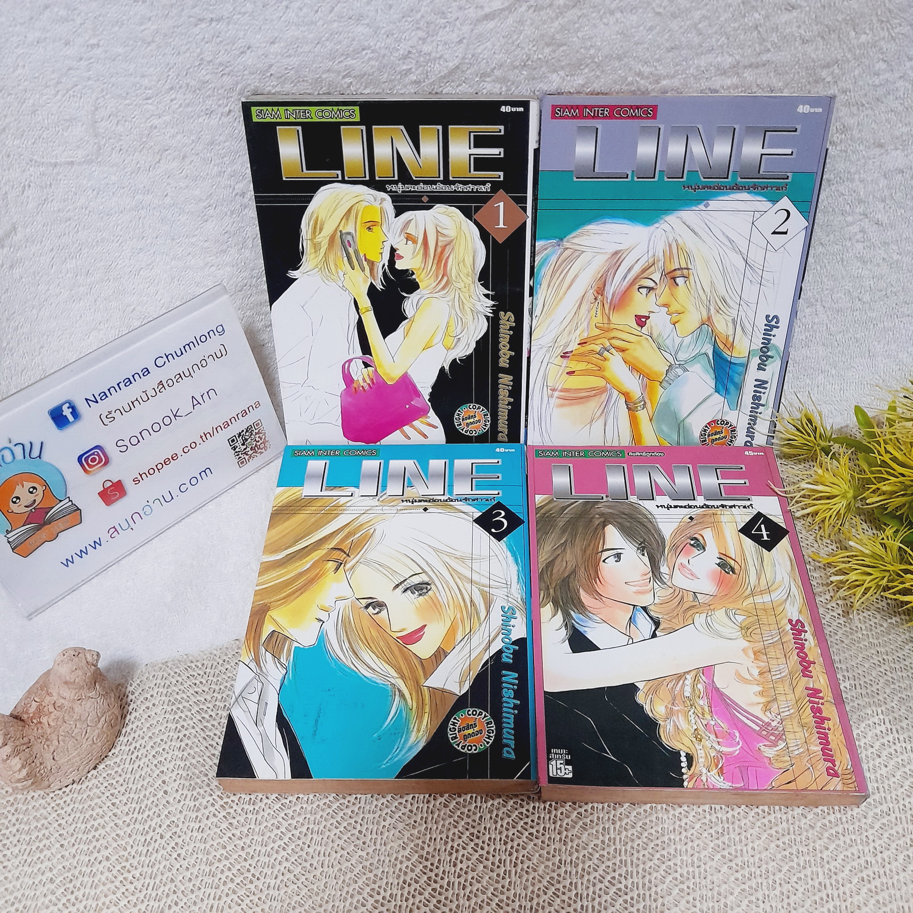 Line หนุ่มละอ่อนอ้อนรักสาวเก๋ 1-4 ไม่จบ