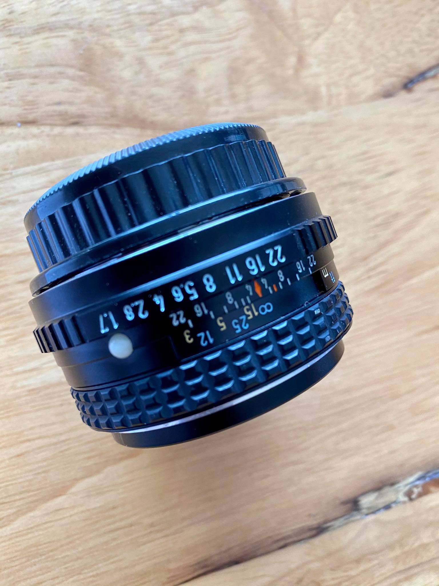 SMC PENTAX-M 50MM.F1.7 PK MOUNT
