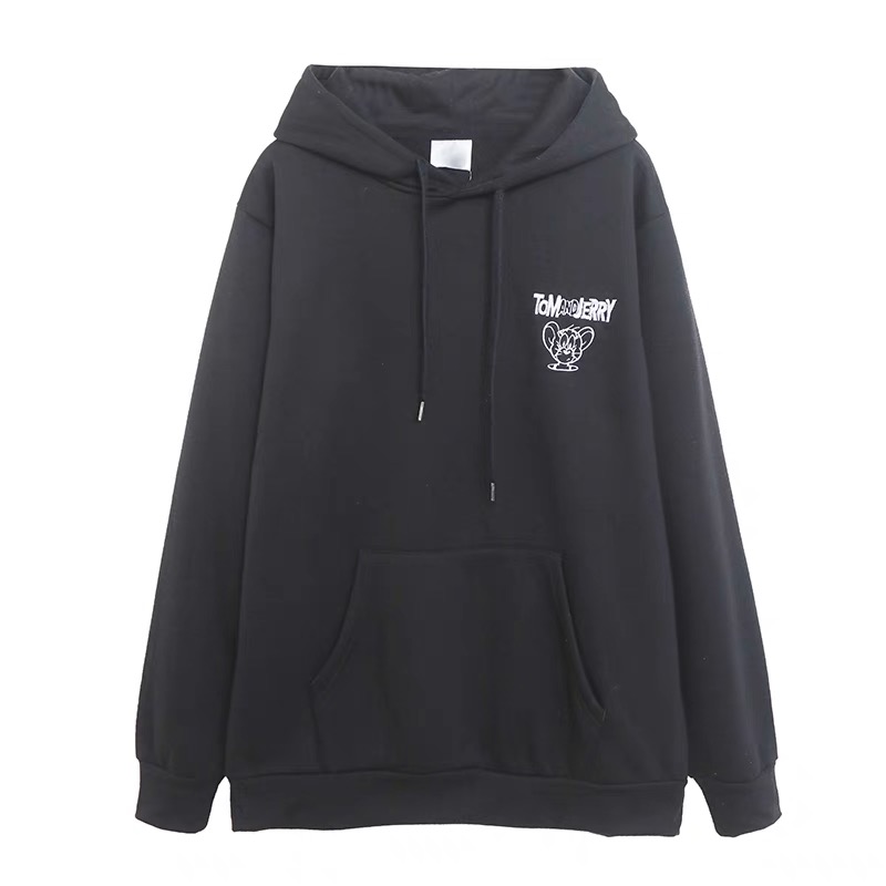 Disney เสื้อวอร์มฮู้ด แขนยาว สีดำ สกรีน TOM &Jerry hoodie งานDISNEY สำเนา สำเนา สำเนา สำเนา สำเนา แดงสนิม