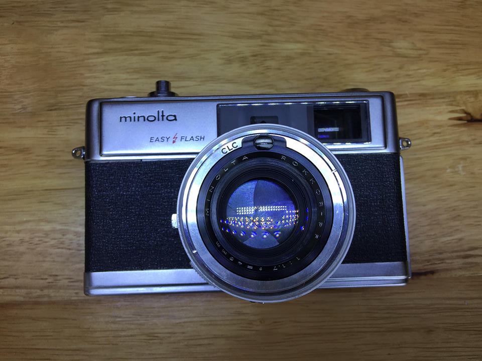 MINOLTA HI-MATIC 9 EASY FLASH MINOLTA ROKKOR-PF 45MM.F1.7