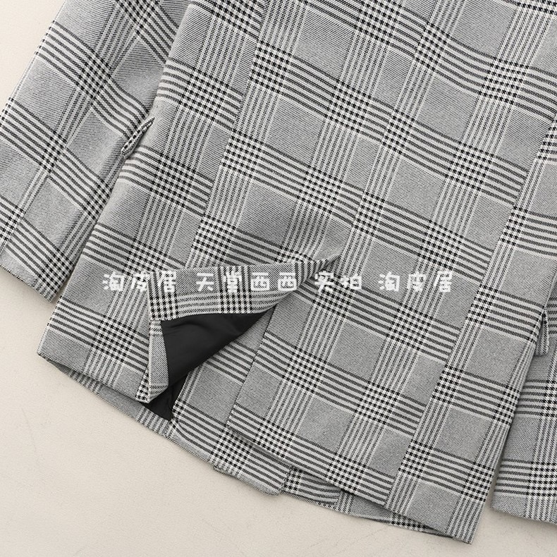 เสื้อโค้ท เสื้อคลุม ทรงสูท ลายตาราง checked plaid blazer gingerham เสื้อคลุม เบลเซอร์ Blazer check ❄️แบรนด์✨H&M✨ แท้💯% แบรนด์ สำเนา