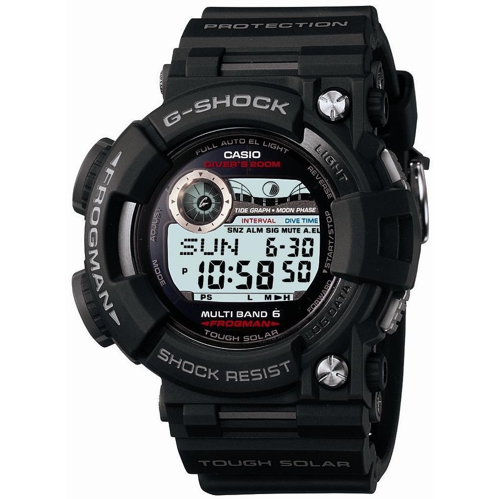 CASIO G-SHOCK นาฬิกาข้อมือ นาฬิกากันน้ำ นาฬิกาของแท้ ประกันศูนย์ CMG 1 ปี รุ่น GWF-1000-1 นาฬิกาสีดำ