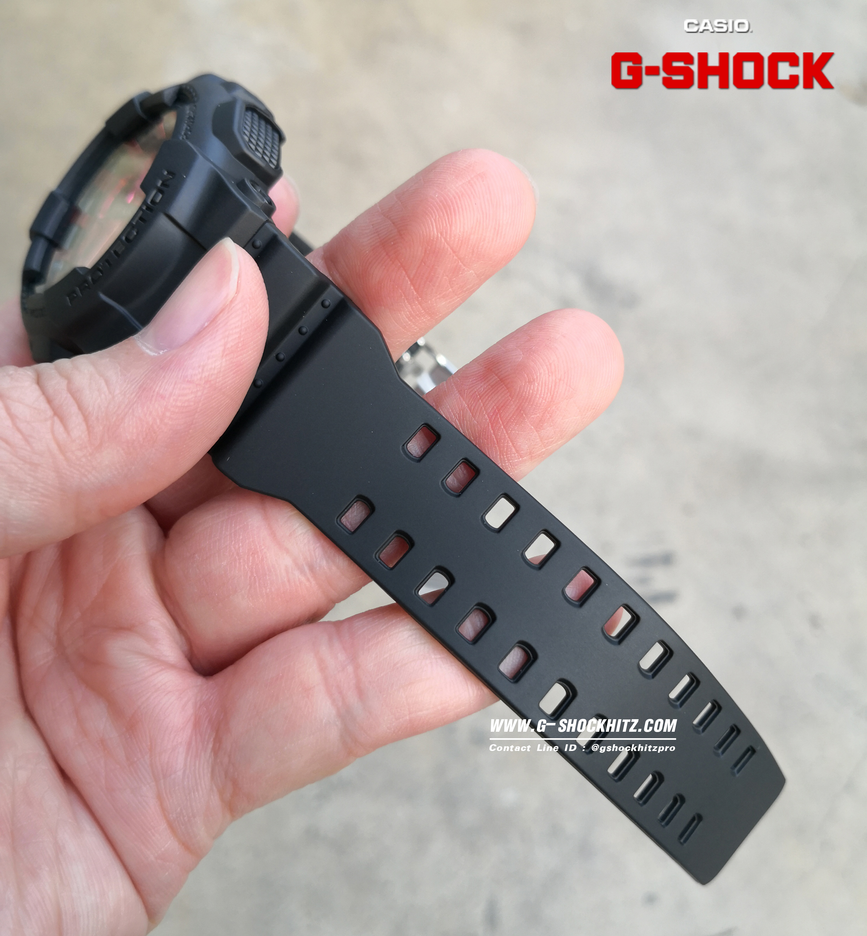 CASIO G-SHOCK นาฬิกาข้อมือ นาฬิกากันน้ำ นาฬิกาของแท้ ประกันศูนย์ CMG 1 ปี รุ่น GA-140AR-1A นาฬิกาสีดำ