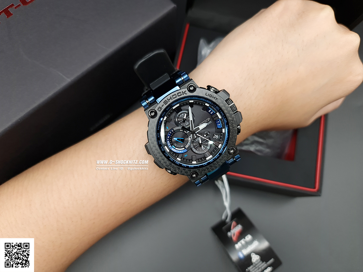 CASIO G-SHOCK นาฬิกาข้อมือ นาฬิกากันน้ำ นาฬิกาของแท้ ประกันศูนย์ CMG 1 ปี รุ่น MTG-B1000XB-1A นาฬิกาสีดำ