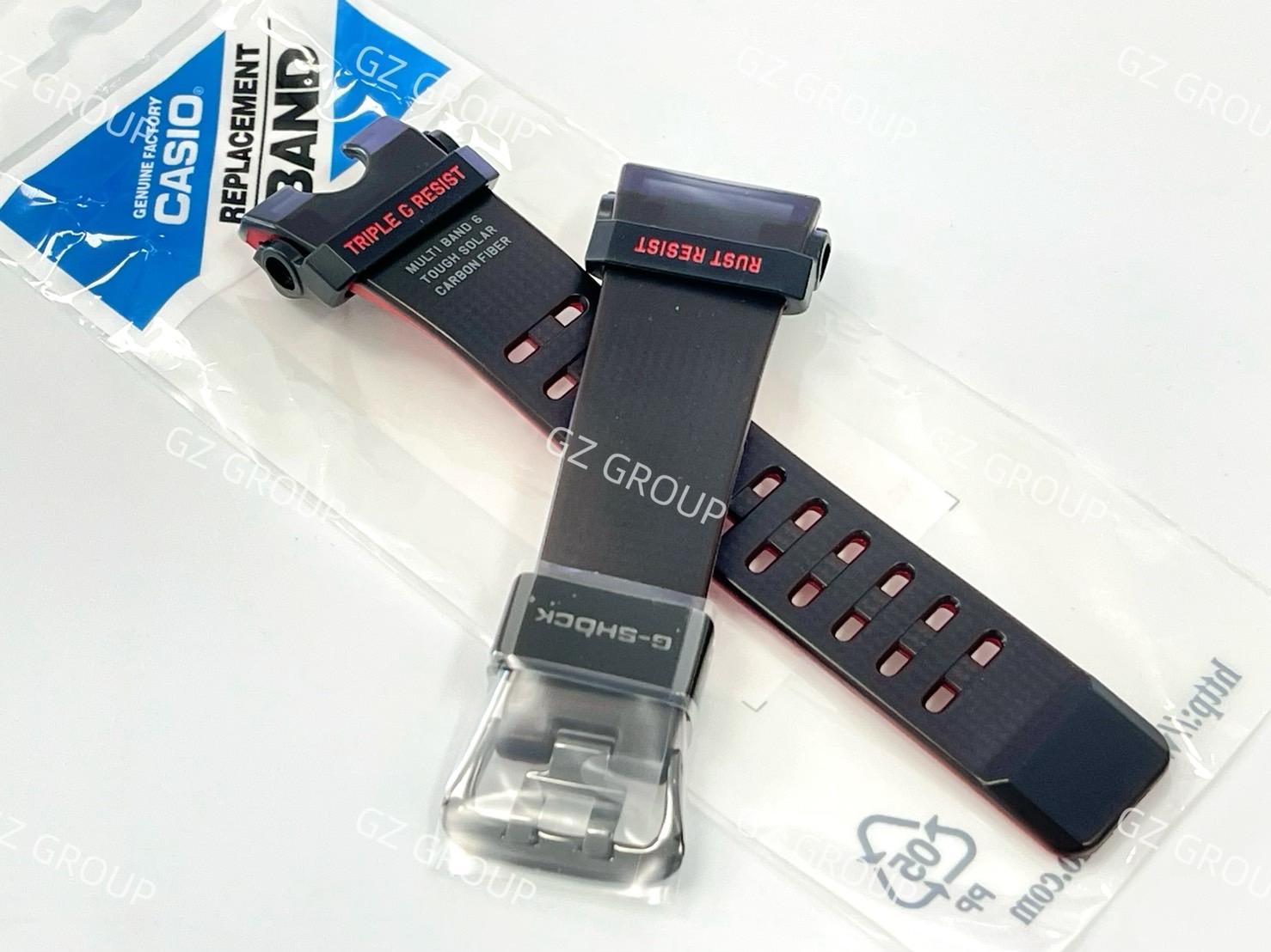 CASIO GENUINE FACTORY CASIO REPLACEMENT อะไหล่นาฬิกา G-SHOCK รุ่น GWR-B1000X-1 อะไหล่สีดำ