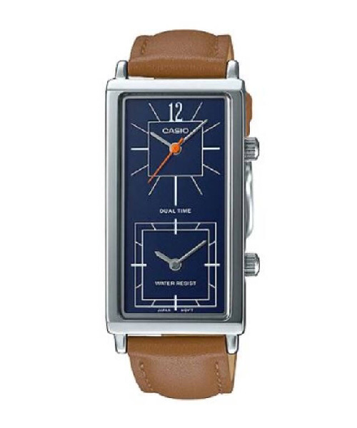 CASIO นาฬิกาคาสิโอ นาฬิกาข้อมือ นาฬิกากันน้ำ นาฬิกาของแท้ ประกันศูนย์ CMG 1 ปี รุ่น LTP-E151L-2B นาฬิกาสีน้ำตาล