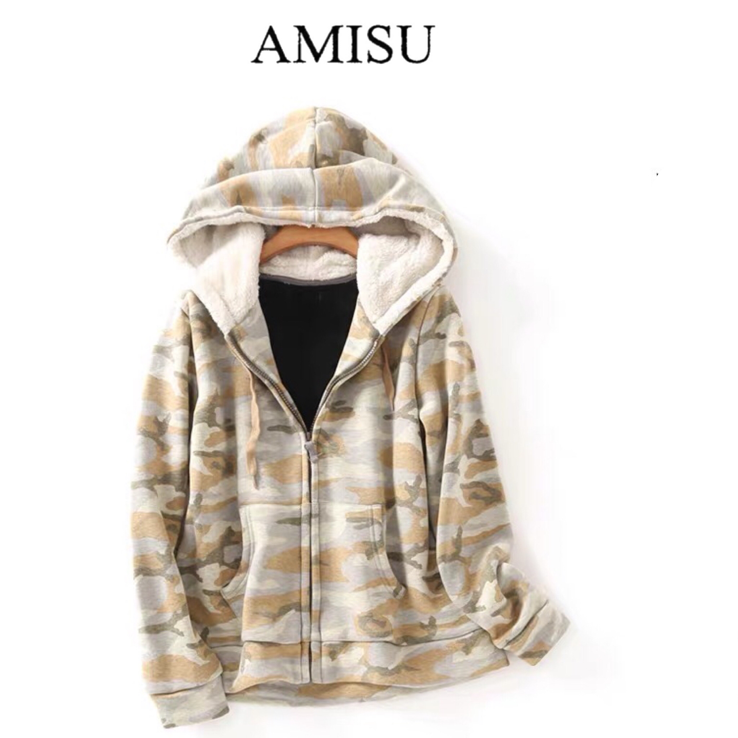 เสื้อฮู้ดกันหนาว ลายพราง เสื้อกันหนาว ลายพราง ลายพราง