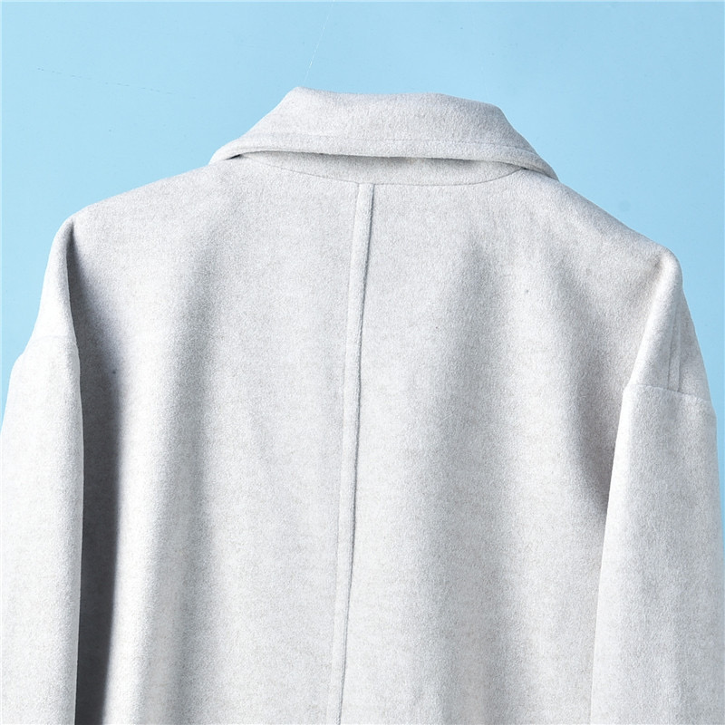 เสื้อโค้ดกันหนาว เสื้อกันหนาว overcoat โค้ทวูล สักหลาด ผสมวูล สีดำ แต่งคอปก กระดุมสองแถว แบรนด์ATCHING สำเนา สำเนา สำเนา สำเนา สำเนา ดำ