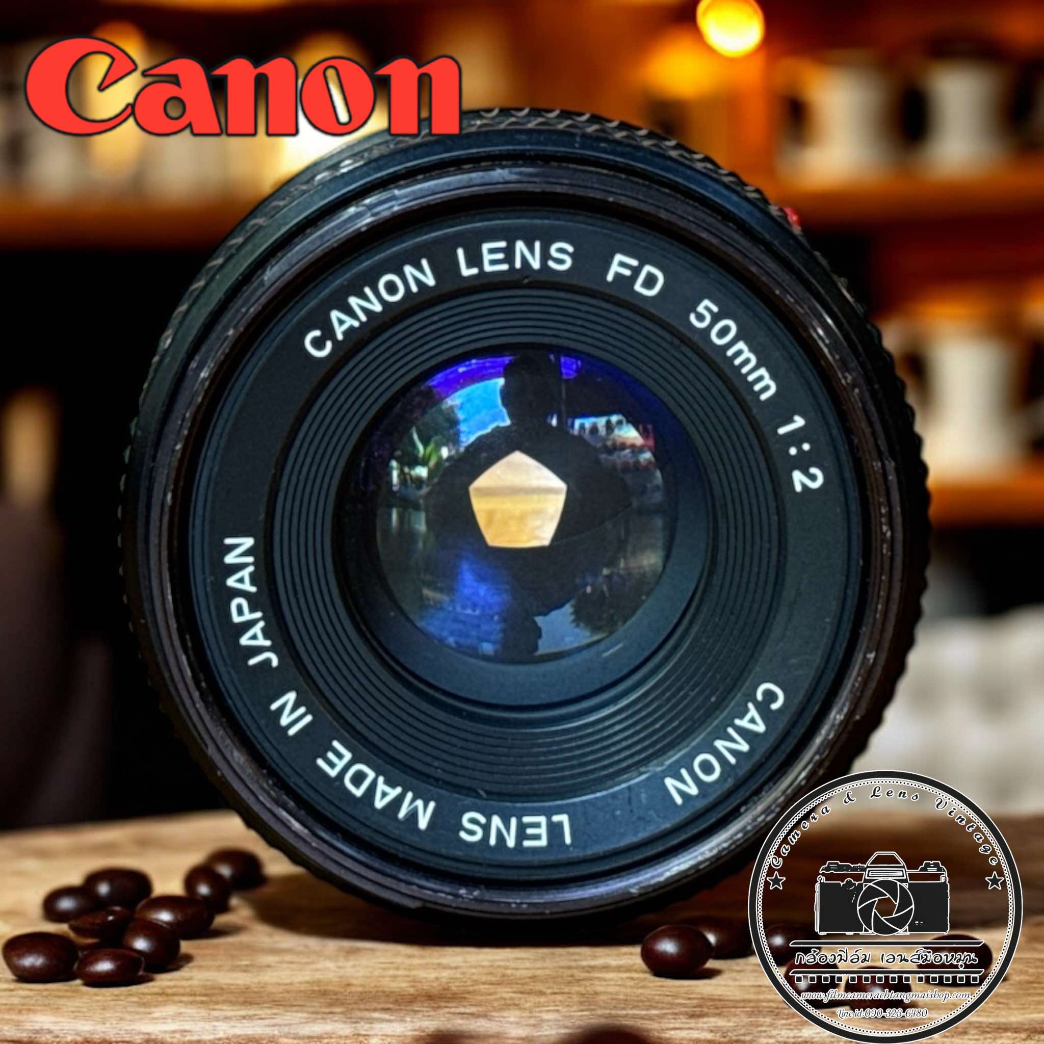 CANON LENS FD 50MM.F2 FD MOUNT