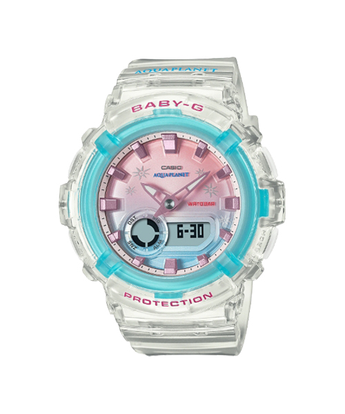 CASIO BABY-G นาฬิกาข้อมือ นาฬิกากันน้ำ นาฬิกาของแท้ ประกันศูนย์ CMG 1 ปี รุ่น BGA-280AP-7A นาฬิกาหลากสี