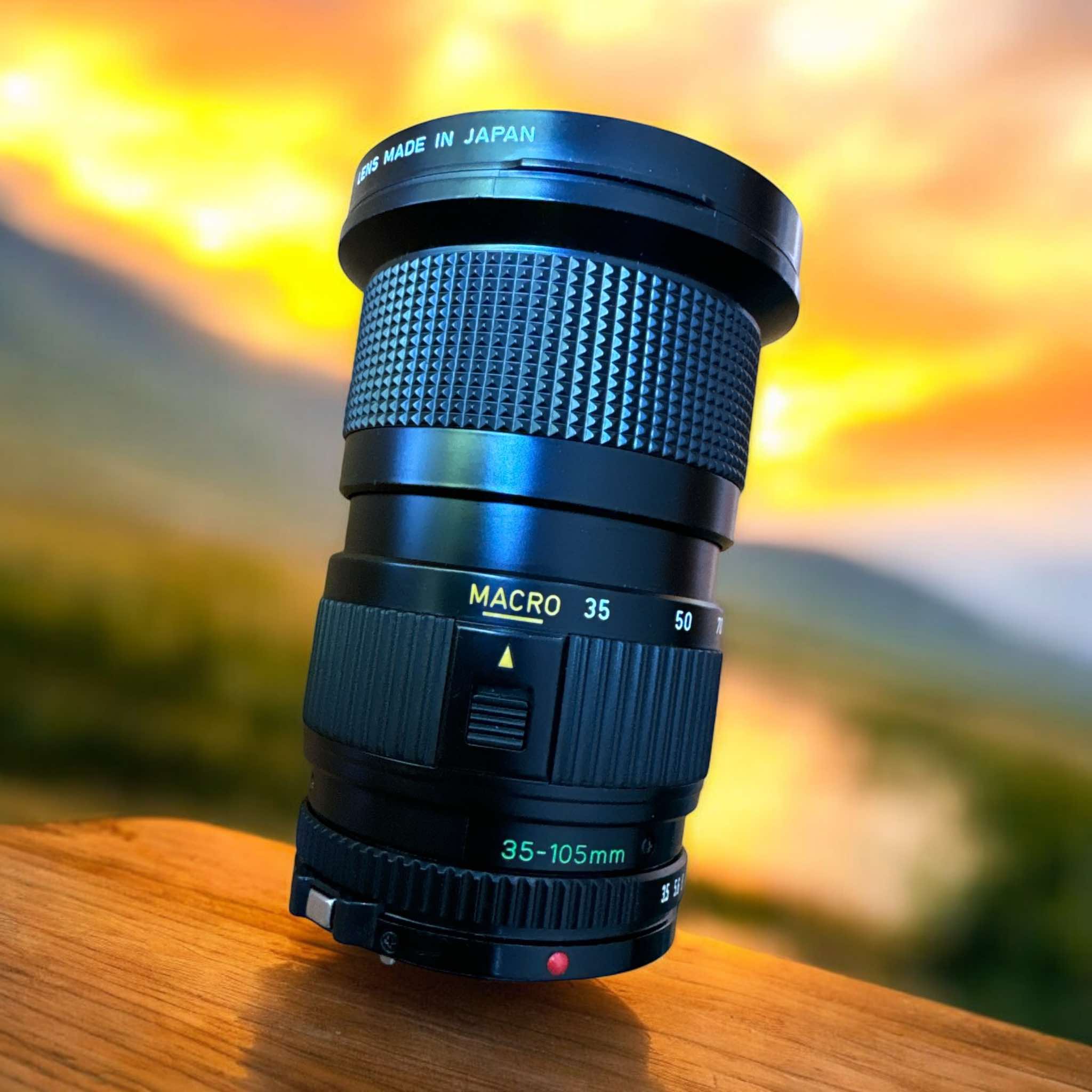 NEW CANON ZOOM FD 35-105MM.F3.5 MACRO FD MOUNT