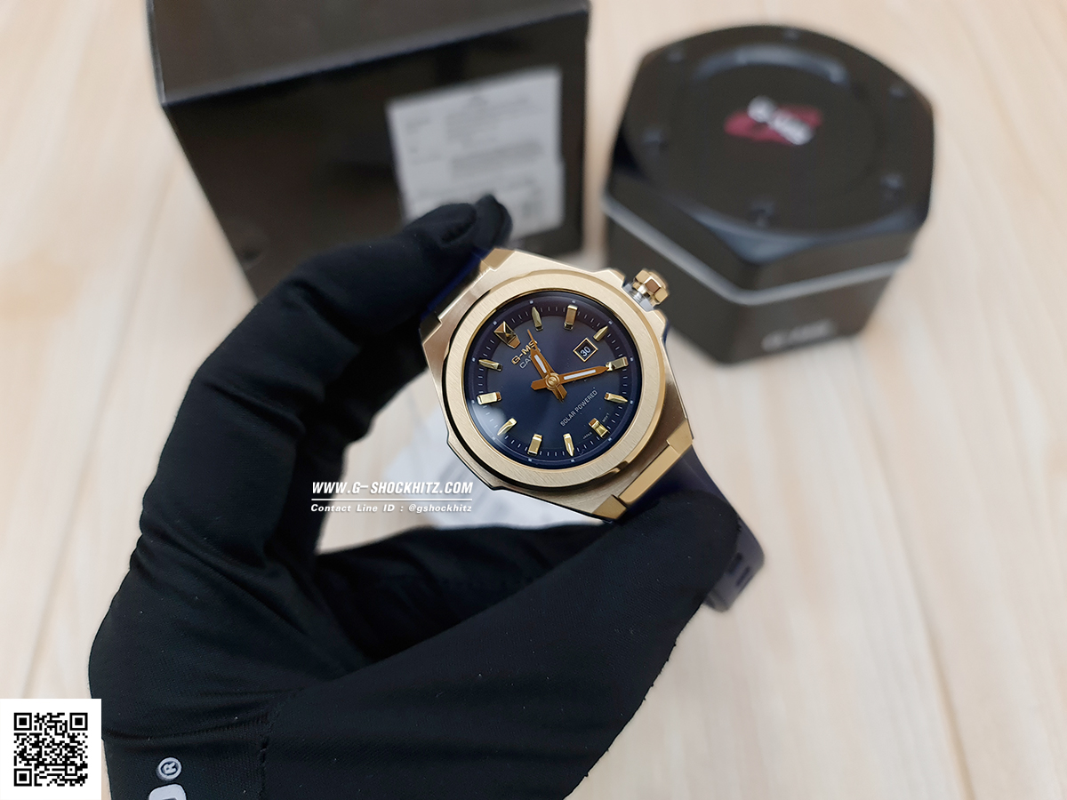 CASIO G-MS นาฬิกาข้อมือ นาฬิกากันน้ำ นาฬิกาของแท้ ประกันศูนย์ CMG 1 ปี รุ่น MSG-S500G-2A นาฬิกาสีน้ำเงิน