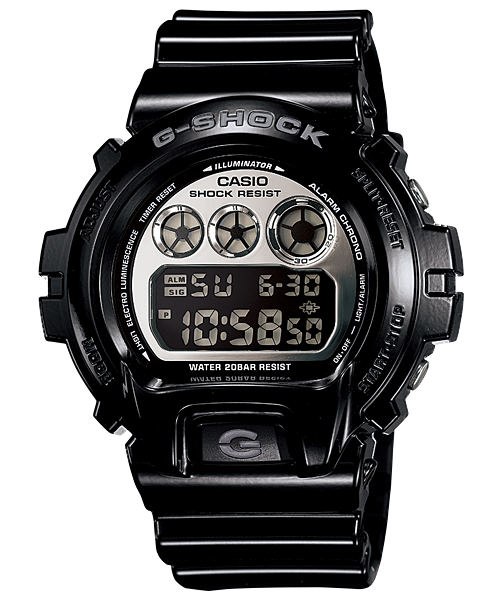 CASIO G-SHOCK นาฬิกาข้อมือ นาฬิกากันน้ำ นาฬิกาของแท้ ประกันศูนย์ CMG 1 ปี รุ่น DW-6900NB-1D นาฬิกาสีดำ