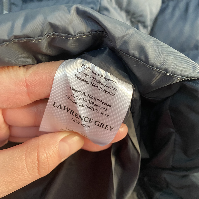 เสื้อกันหนาว เสื้อฮู้ดเฟอร์ บุนวมอุ่น แบรนด์ Lawrance Grey Newyork (padded puffer coat
