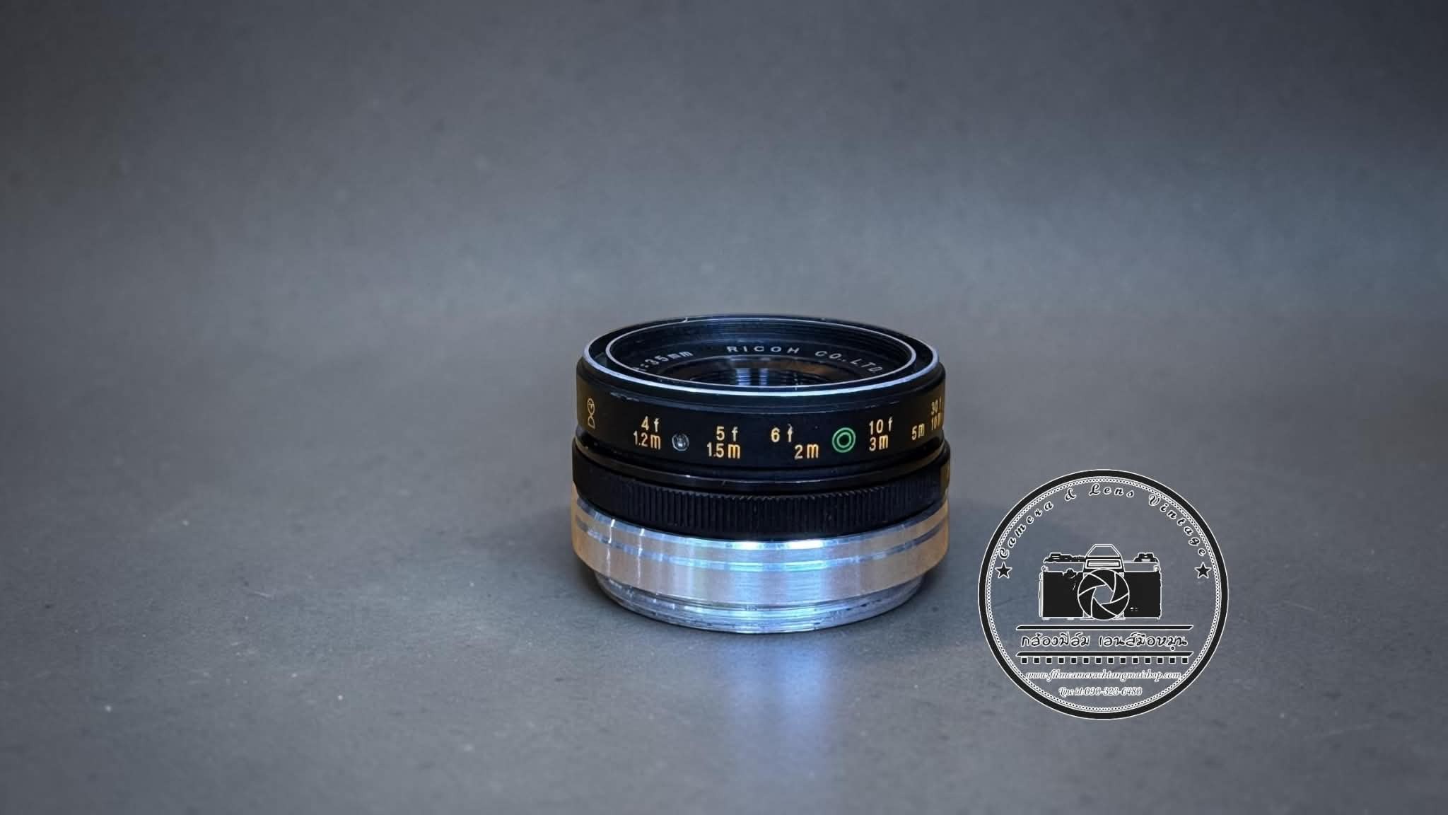 RICOH COLOR RIKENON 35MM.F2.8 MODIFIED M39 MOUNT