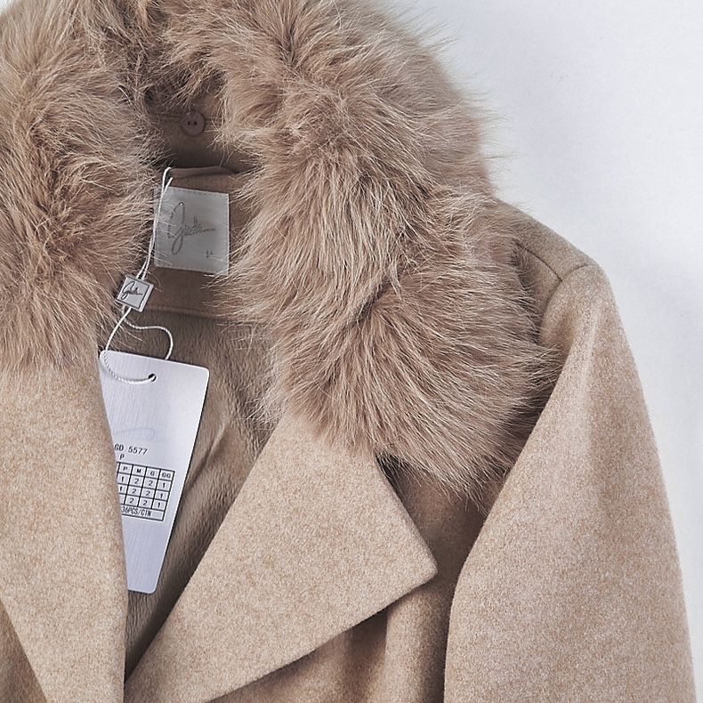 เสื้อโค้ท โค้ทวูลแต่งเฟอร์ เสื้อกันหนาว Trench coat โค้ทยาว ปกเฟอร์ trench coat fur collar ✨GIADA ✨ (ปกเฟอร์ถอดได้ค่ะ) WY1284