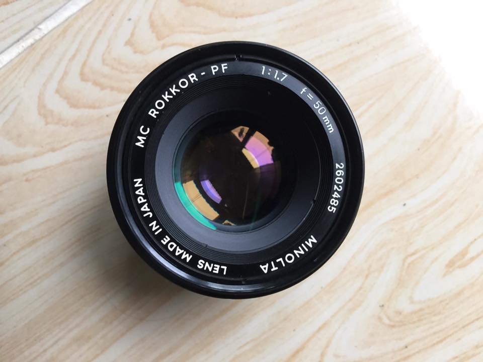 MINOLTA MC ROKKOR-PF 50MM. F1.7 MD MOUNT